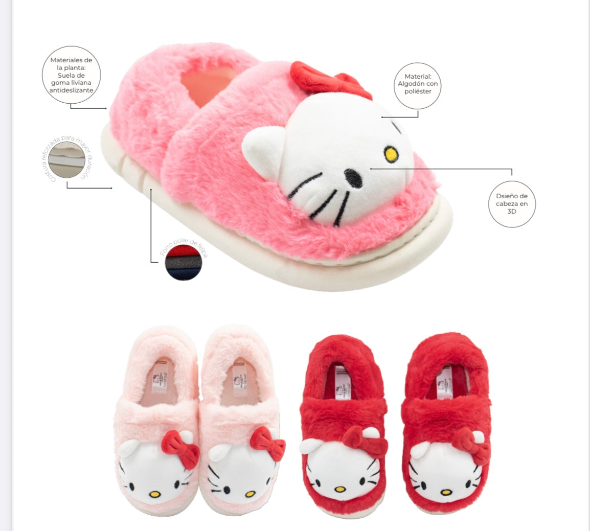 PANTUFLA HELLO KITTY